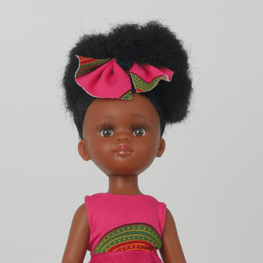 35,56 cm poupée noire poupée afro-américaine ensemble complet cheveux  bouclés poupée noire pour les filles meilleur cadeau pour les enfants  filles